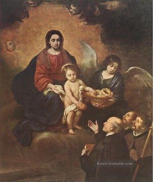  Brot Kunst - Das Jesulein Distributing Brot auf Pilgrims Spanish Barock Bartolomé Esteban Murillo